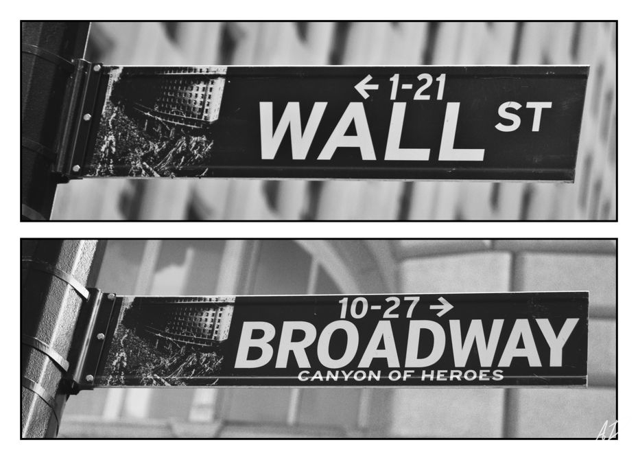 Wall & Broadway St.